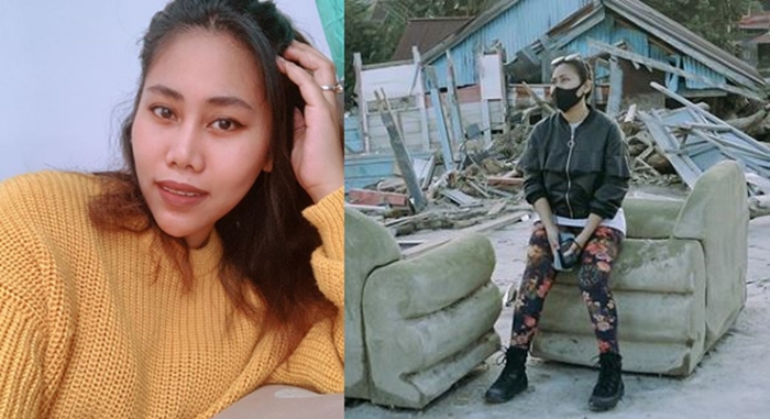 Datangi Kota Kelahirannya yang Diterjang Banjir, Evi Masamba Kenang Masa Kecil Hidup Susah