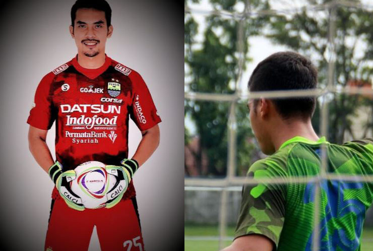 Gempa Jawa Barat, Kiper Persib Bandung Nyaris Celaka Tertimpa Benda Ini