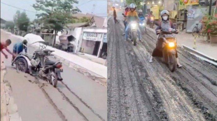 Viral Pengendara Nekat Melintasi Jalan Cor yang Masih Basah di Jombang, Dinas PUPR Ungkap Faktanya