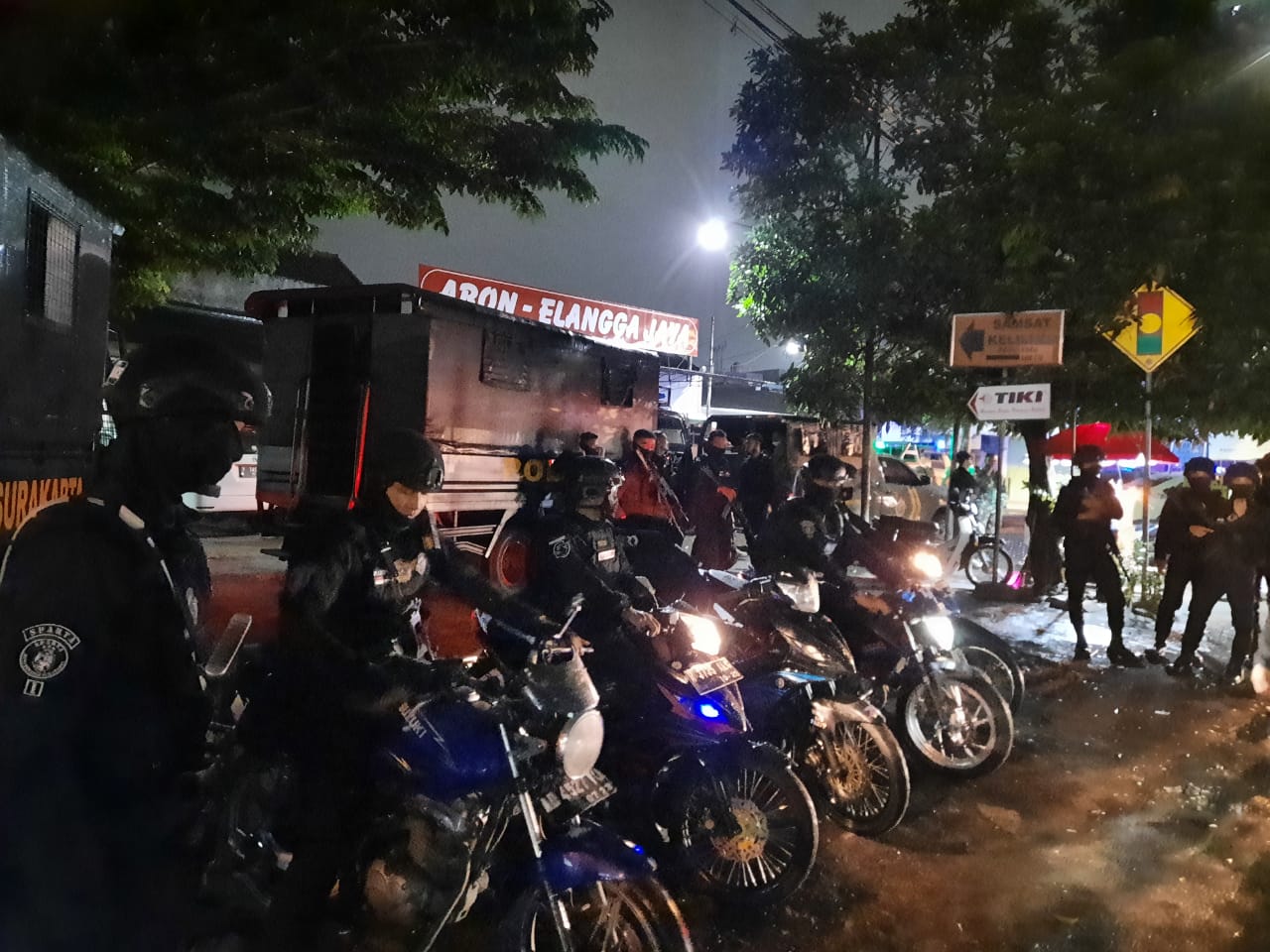Razia Knalpot Brong di Jalan Dr Rajiman, 5 Sepeda Motor Diamankan Tim Polresta Solo