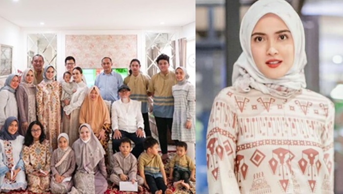 Shandy Aulia Rayakan Lebaran Bersama Keluarga Sang Ayah, Ajarkan Toleransi Beragama untuk Putrinya