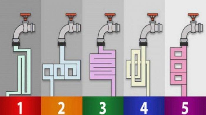 Tes Kepribadian - Pipa Mana yang Mengalirkan Air Lebih Cepat? Jawabanmu Ungkap Karakter Dirimu