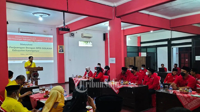 Tokoh Golkar dan PDIP Karanganyar Bertemu, Buka Peluang Koalisi Kembali di Pilkada 2024 Mendatang