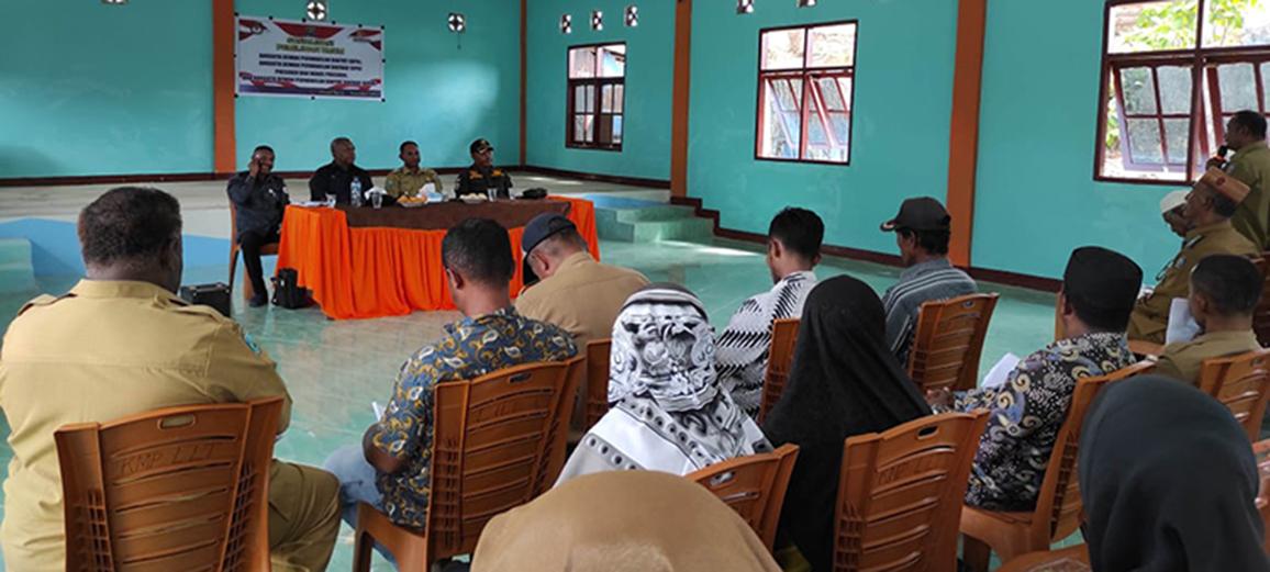 Kesbangpol Gandeng KPU Raja Ampat, Steven Eibe Minta Masyarakat Tidak Golput di Pemilu 2024