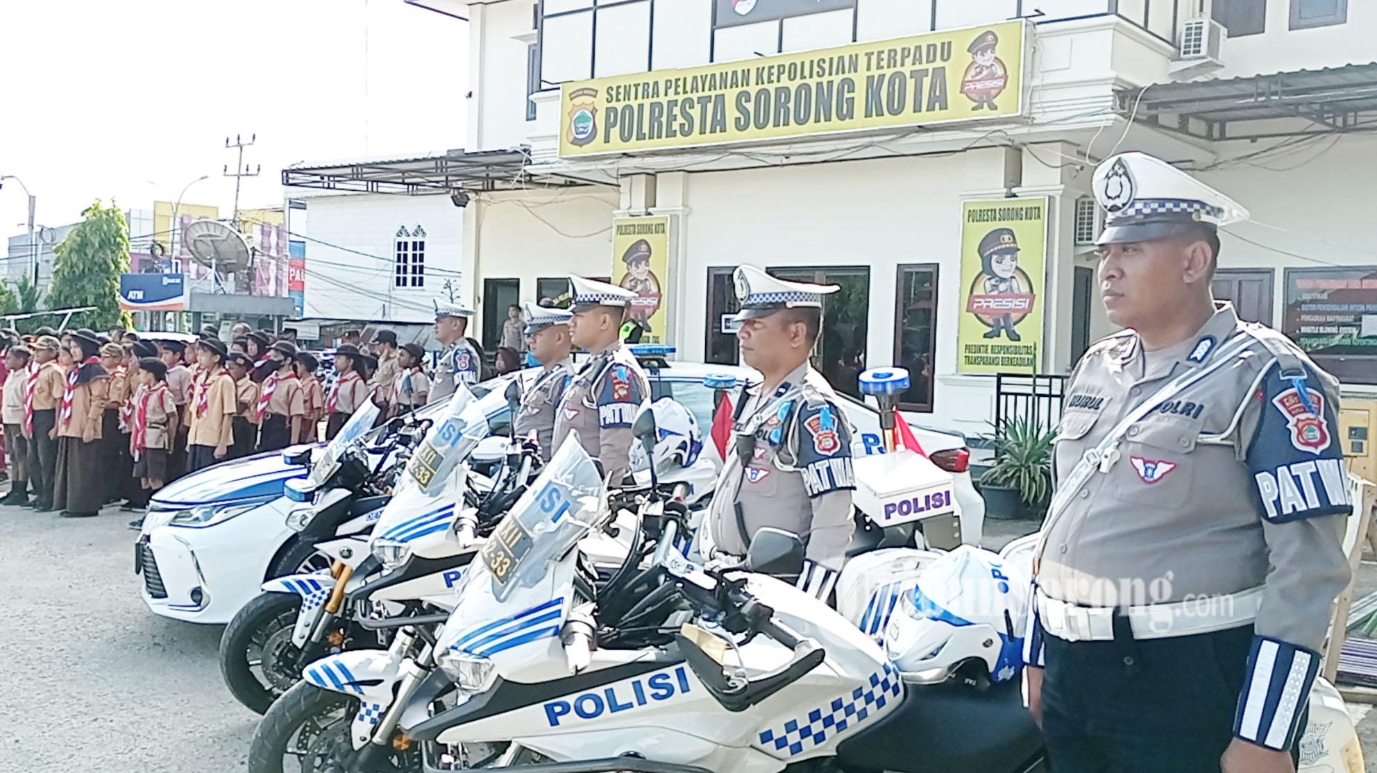 Operasi Mansinam 2024 Mulai, Cara Polresta Sorong Kota Tekan Angka Kecelakan di Jalan Raya