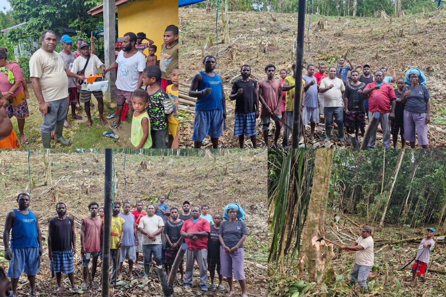 Dinas Pertanian dan Perkebunan Maybrat Beri Bantuan untuk Petani di Aifat Timur Tengah