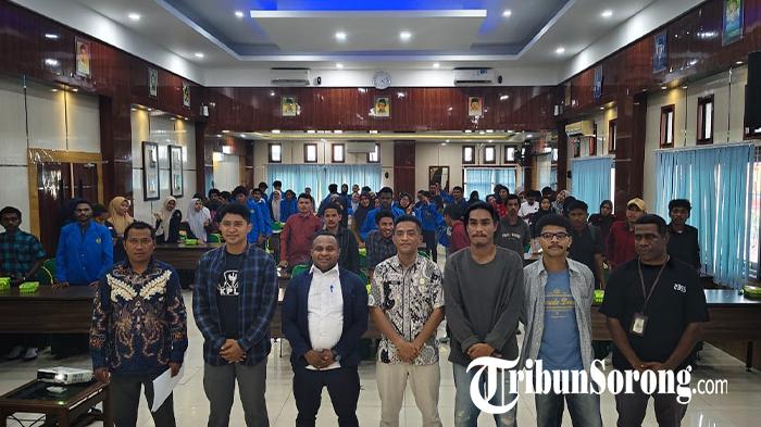 Sosialisasi di Kampus UNAMIN, KPU Kota Sorong Ingatkan Mahasiswa Tidak Terlibat Kampanye Ekstrim