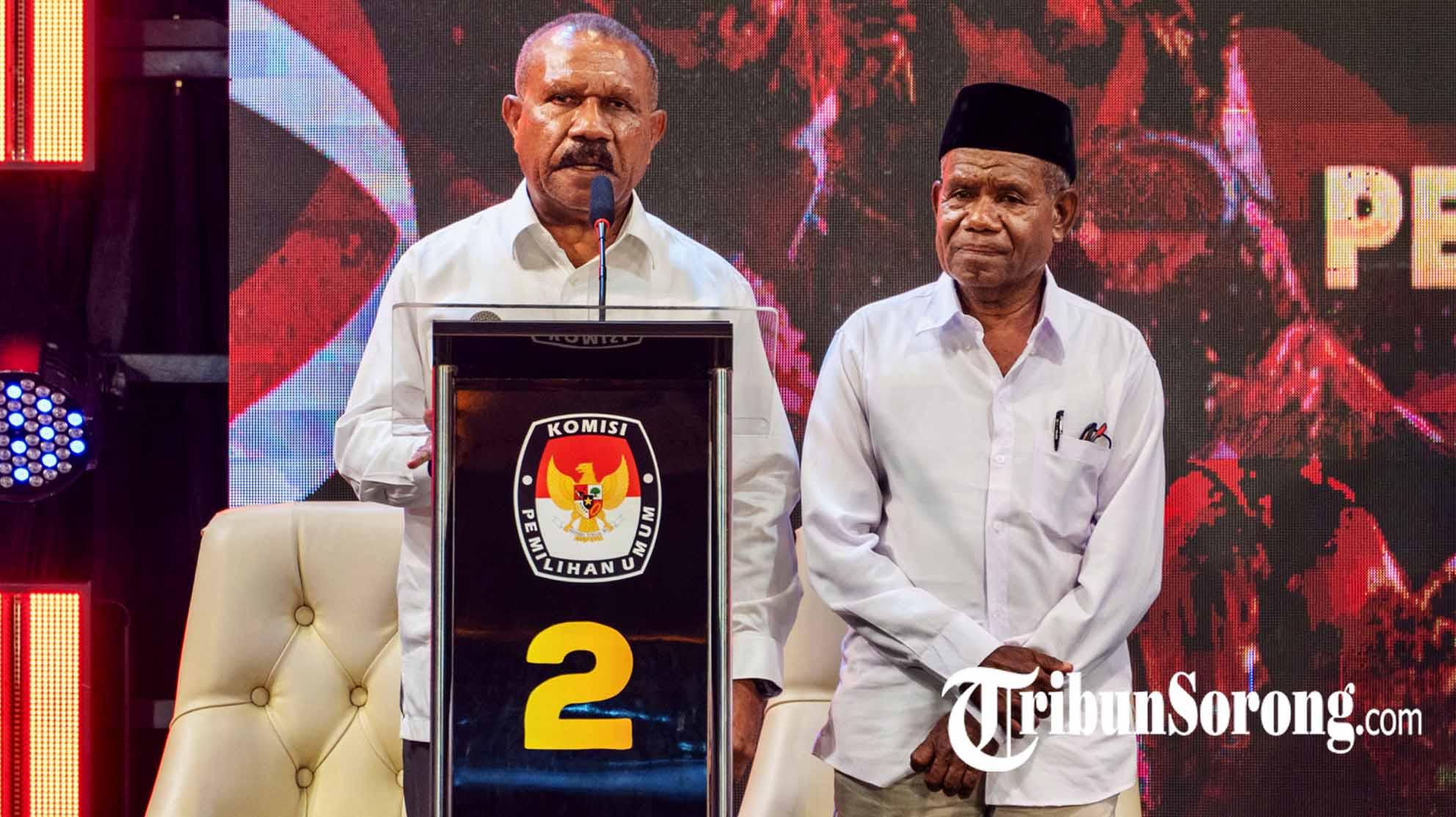 Paslon ESA Unggul Pilkada Papua Barat Daya, Gabriel Asem-Lukman Wugaje Ucapkan Selamat
