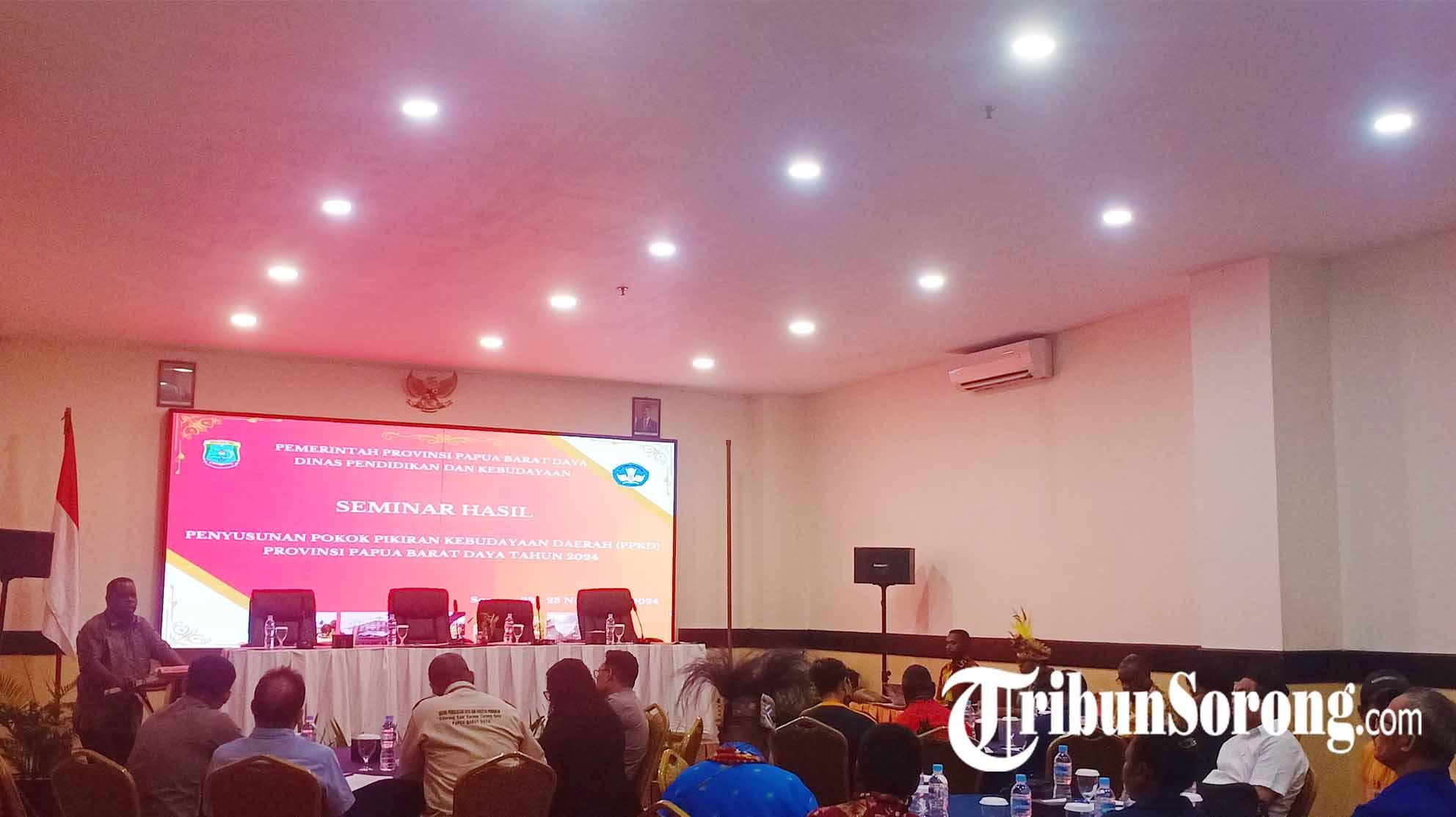Disdikbud Gelar Seminar Hasil PPKD, Kumpulkan Ide Pembuatan Ikon Papua Barat Daya