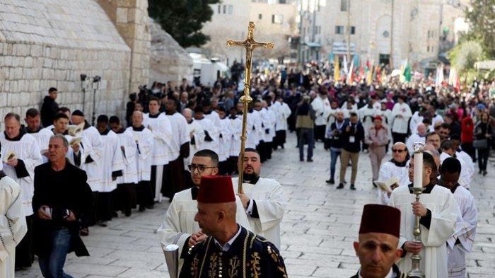 Gambaran Perayaan Natal di Betlehem Tempat Kelahiran Yesus Kristus Imbas Konflik Gaza