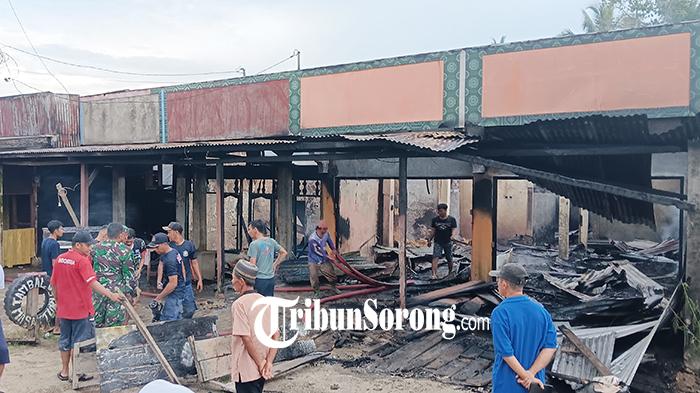 Ruko di SP II Sorong Ludes Dilalap Si Jago Merah, Anak Korban Ceritakan Jerih Payah Ayah Membangun