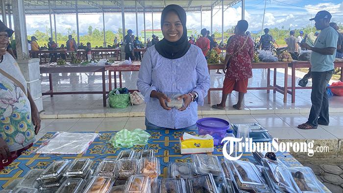 Harapan Pedagang Usai Bergeser dari Pasar Sore Aimas Sorong ke Pasar Pujasera