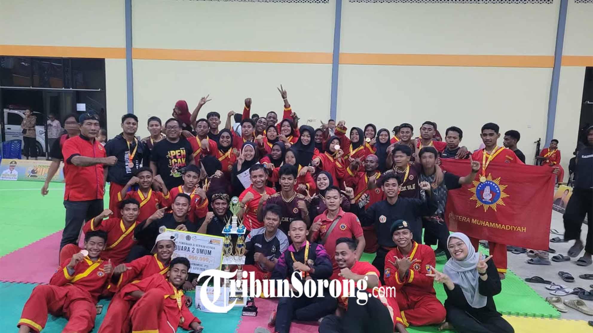 Tapak Suci Kabupaten Sorong Sabet Juara Umum II, Harumkan Nama Papua Barat Daya
