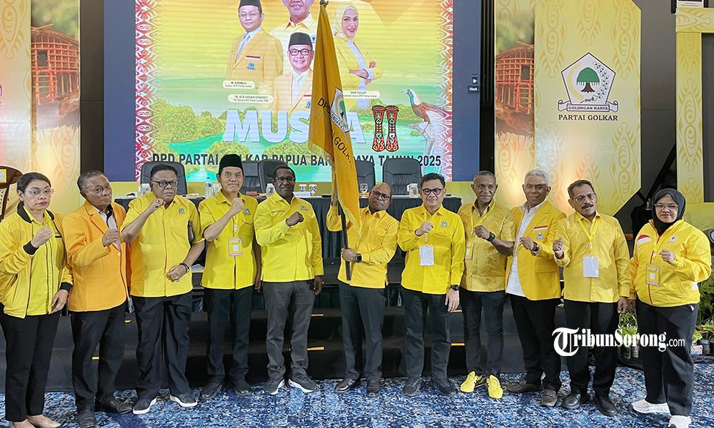 Tekad dan Visi Septinus Lobat usai Aklamasi jadi Ketua DPD Golkar Papua Barat Daya