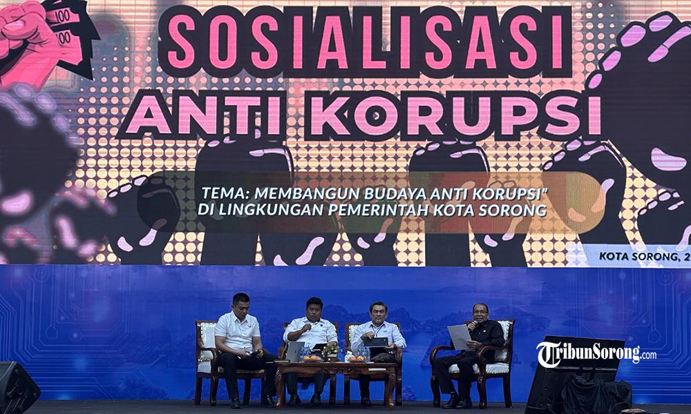 Cegah Penyimpangan Pengelolaan Keuangan, Inspektorat Kota Sorong Gelar Sosialisasi Anti Korupsi