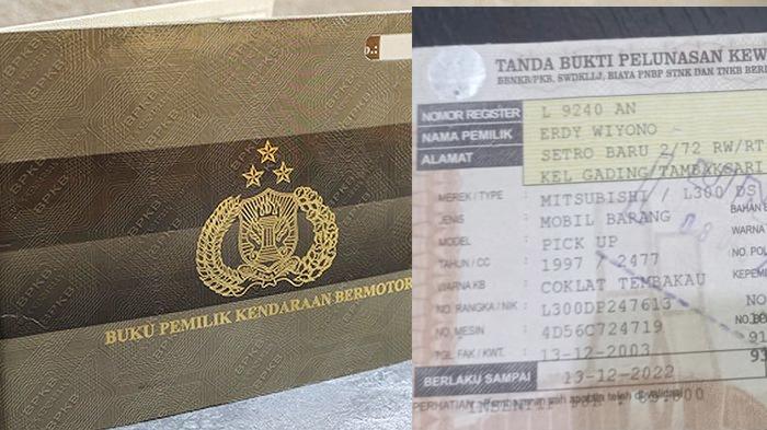 Dokumen Kendaraan STNK dan BPKB Pikap L300 Hilang di Kawasan Sorong Utara Kota Sorong