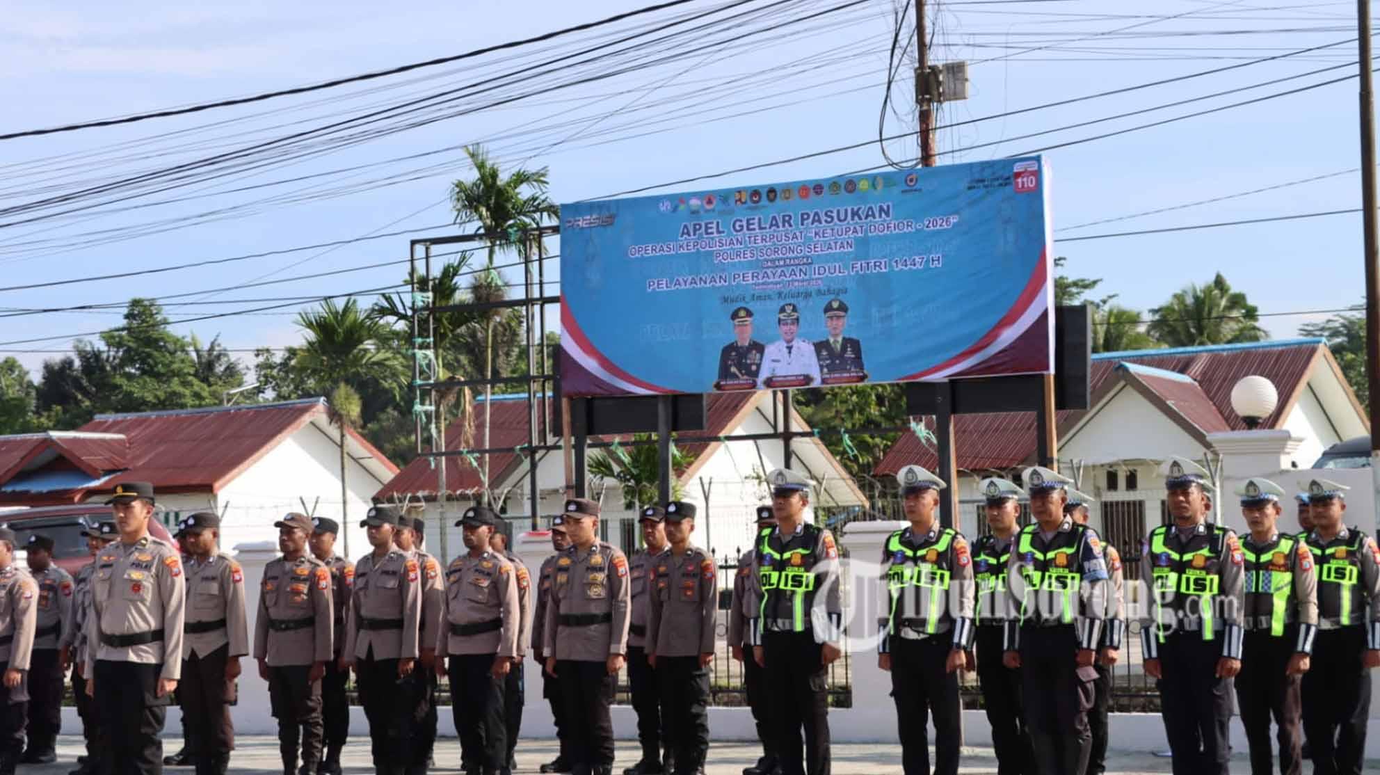 Berikut Jadwal Operasi Ketupat 2026, Polres Sorong Selatan Fokus Titik Keramaian dan Rawan