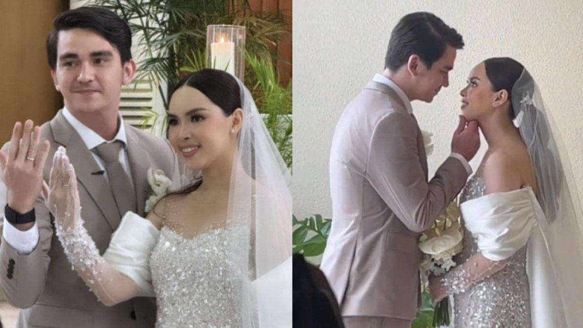Potret Pernikahan Christ Laurent dan Marcella Michelle yang digelar Februari 2024 lalu.