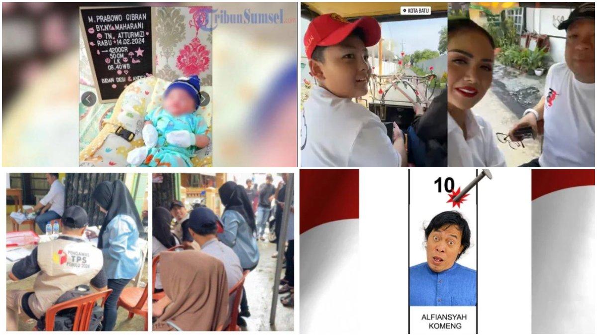 5 Momen Terunik Pemilu 2024, Bayi Bernama Prabowo Gibran Lahir Tanggal 14, Beda Pilihan Dicoret KK