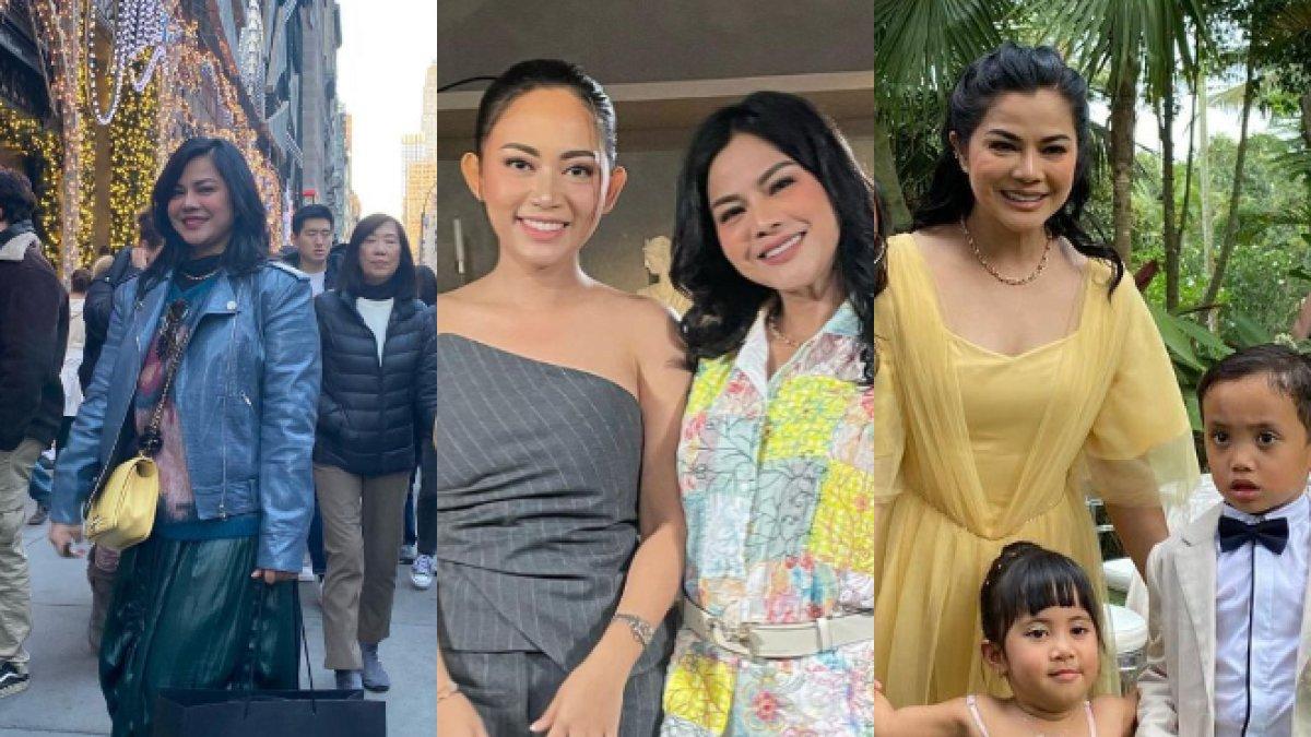 7 Potret Viens Tasman Ibu Rachel Vennya, Cantik Awet Muda dan Stylish Tak Kalah dari Putrinya