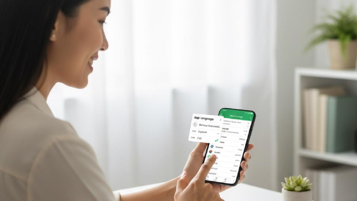 UBAH BAHASA - Mau WhatsApp pakai bahasa lain? Ikuti langkah gampang ini agar aplikasi bisa tampil sesuai bahasa pilihanmu dan pengalaman chatting jadi lebih nyaman.