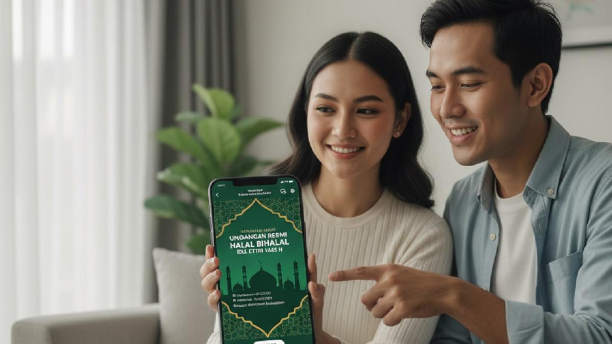 CONTOH UNDANGAN - Mau gelar halal bihalal? Ini contoh undangan resmi yang bisa langsung dipakai dan mudah dibagikan lewat WhatsApp agar acara silaturahmi berjalan lancar