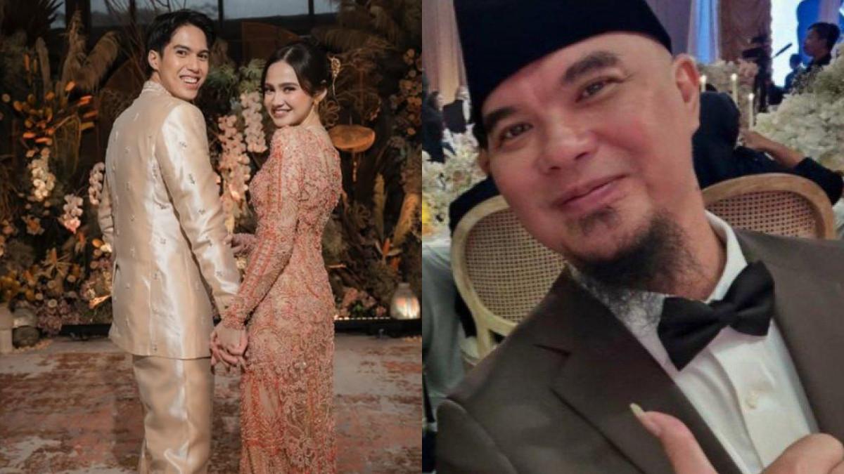 PERNIKAHAN EL SYIFA - Ahmad Dhani minta cucu yang banyak dari El Rumi dan Syifa Hadju.