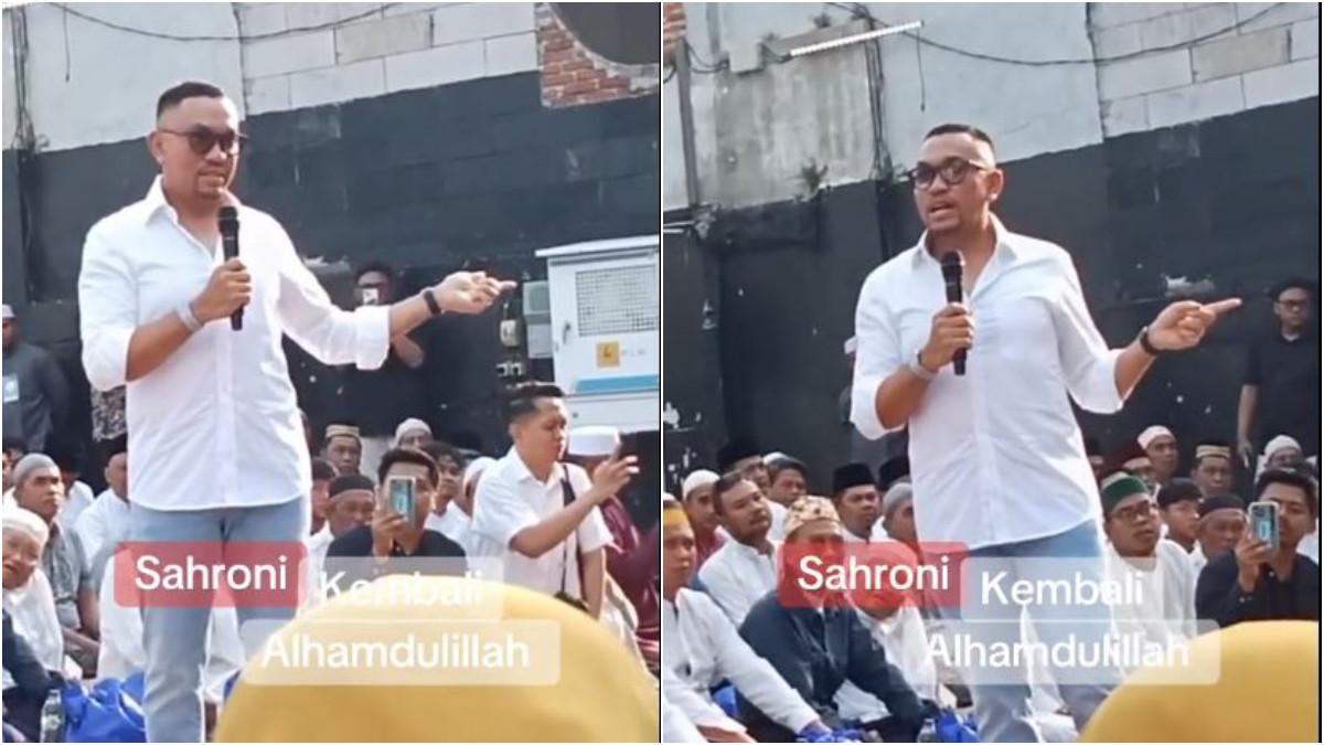 Di akhir kisahnya, Ahmad Sahroni mengaku bahwa pada hari itu ia benar-benar pasrah.