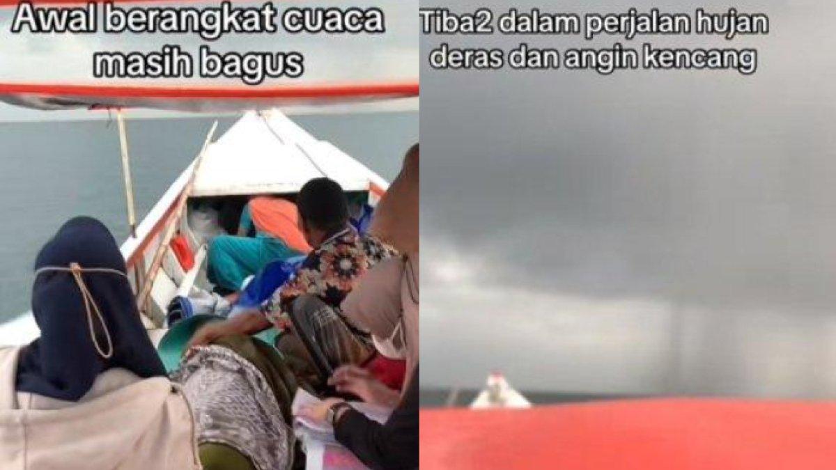 Potret Heroik Nakes Bawa Pasien Lewati Laut di Sulsel, Rela Bertaruh Nyawa, Dihempas Angin & Hujan