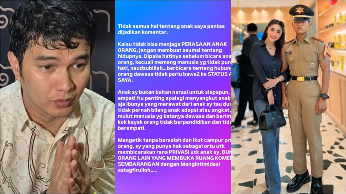 Aldi Taher minta maaf usai ditegur Dewi Perssik imbas menyinggung sosok Felice Gabriel, anak angkat Dewi Perssik.