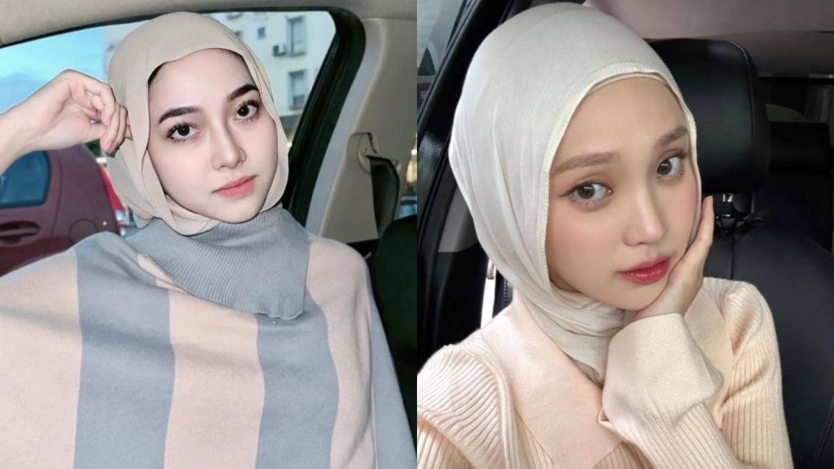 Aliyah Balqis dan Jule lebih sering tampil dengan riasan soft.