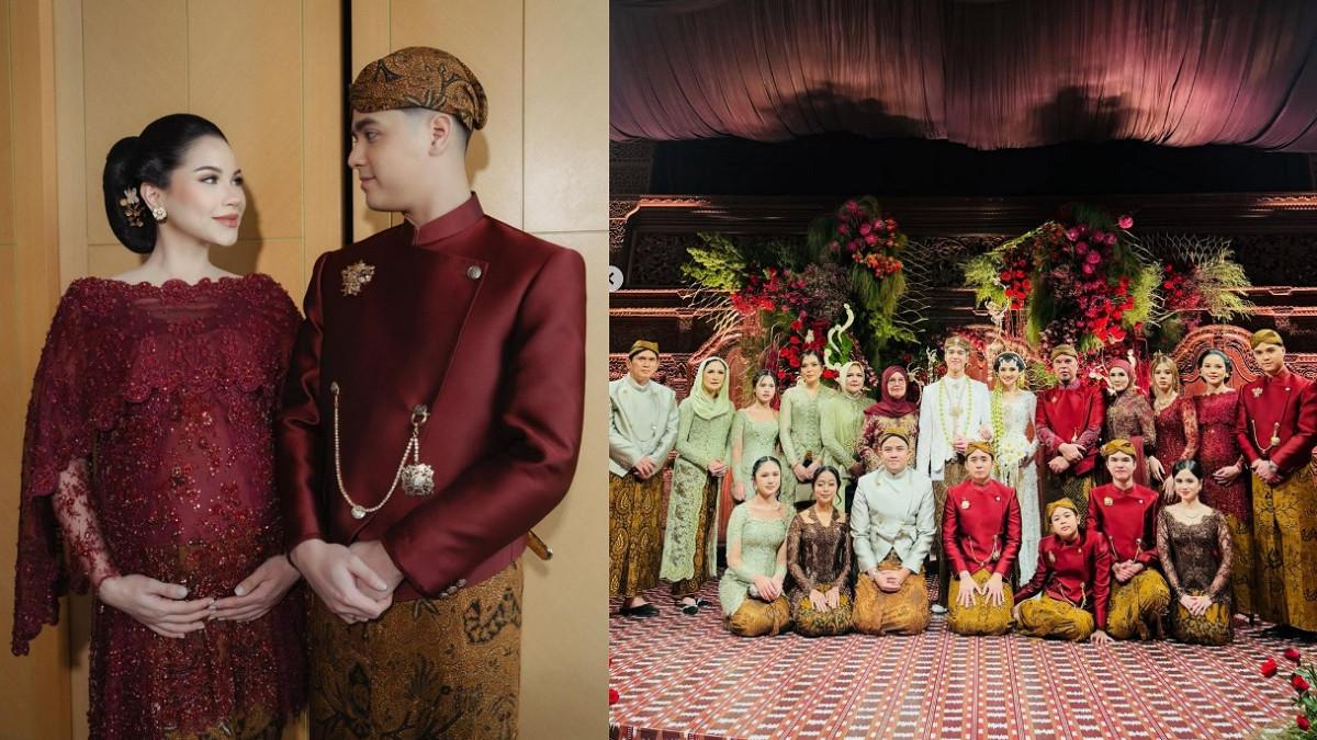 PERNIKAHAN EL RUMI - Alyssa Daguise tampil cantik bersanggul di pernikahan El Rumi dan Syifa Hadju