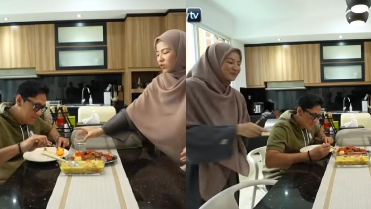 Andre Taulany dan Natasha Rizky kini ramai dijodoh-jodohkan gegara sepiring nasi.