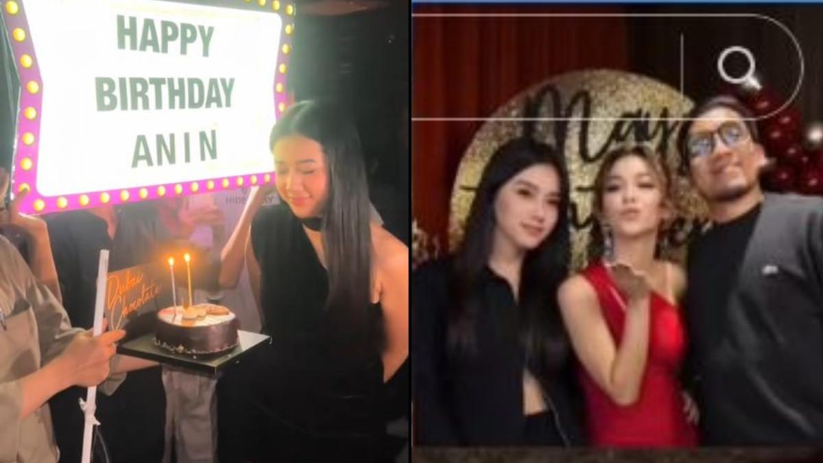 Lewat akun TikTok pribadinya @anindyasalsaaa, Anindya membagikan momen perayaan sederhana bersama teman-temannya.