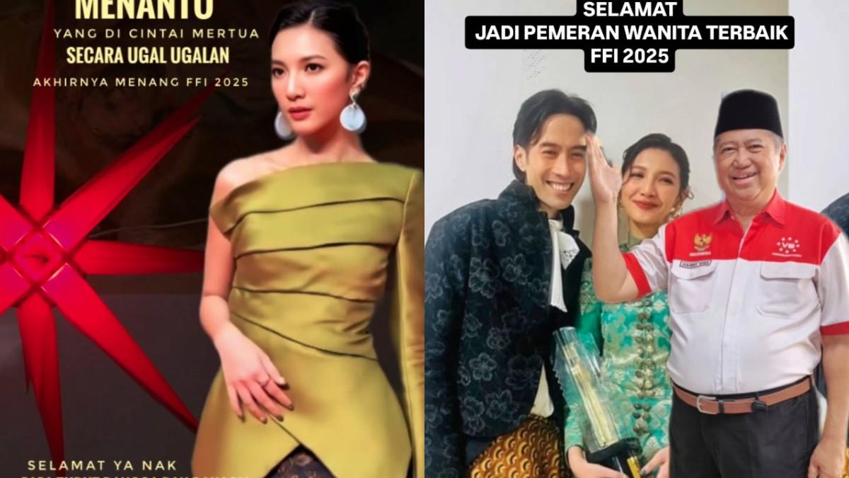 Ayah Vidi Aldiano ikut terharu menyaksikan perjalanan panjang Sheila Dara di dunia seni peran hingga akhirnya berhasil meraih penghargaan bergengsi tersebut.