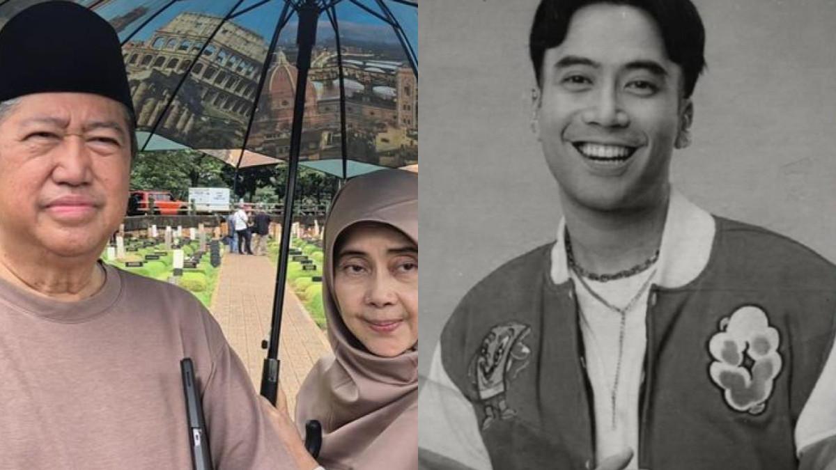 Orangtua Vidi Aldiano mengganti nisan almarhum di momen 100 hari kepergian.