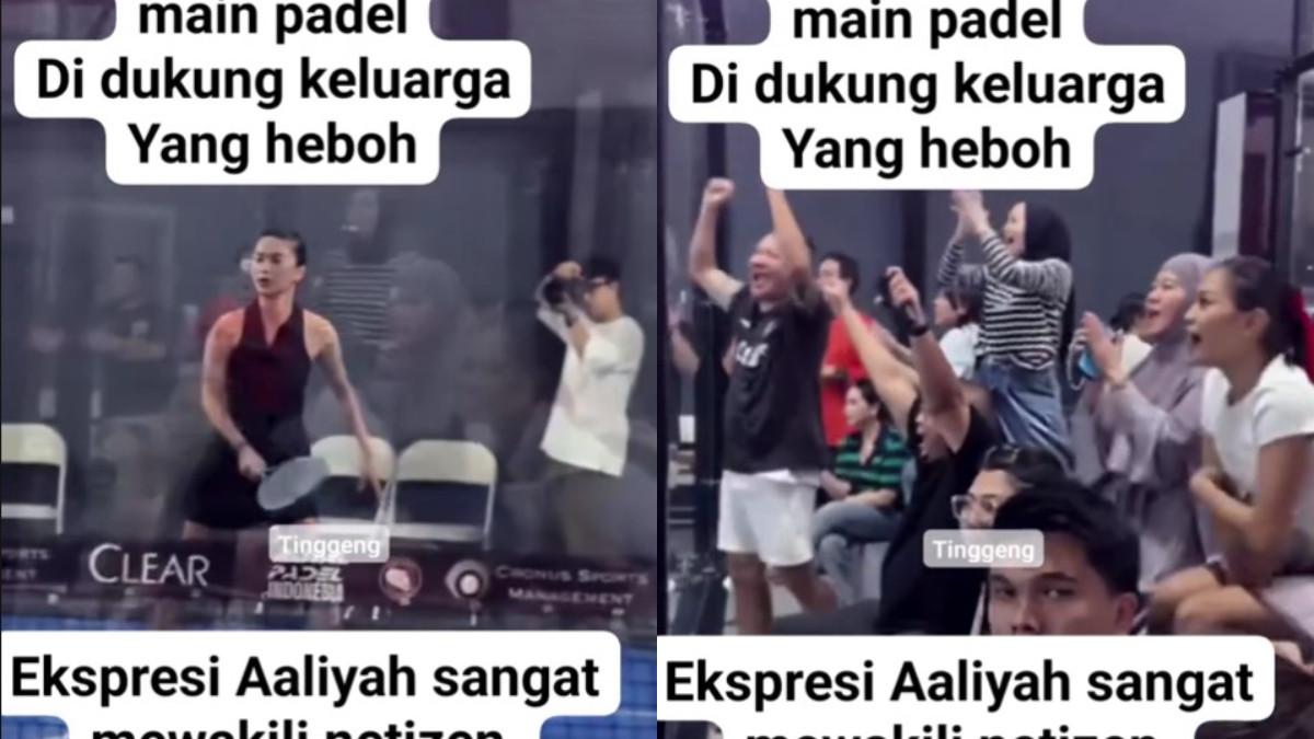 SINIS - Ayahnya, politisi Andre Rosiade bersama sang ibu, Nurul Anastasia hadir langsung memberikan dukungan untuk putri mereka.