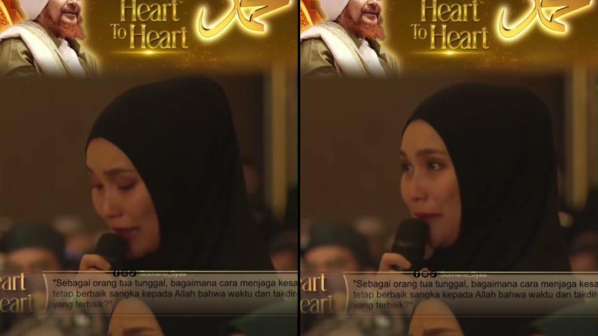 CURHAT - Ayu Ting Ting kemudian meminta nasihat kepada Habib Umar, agar dirinya bisa terus bersabar dan berbaik sangka terhadap takdir Allah.