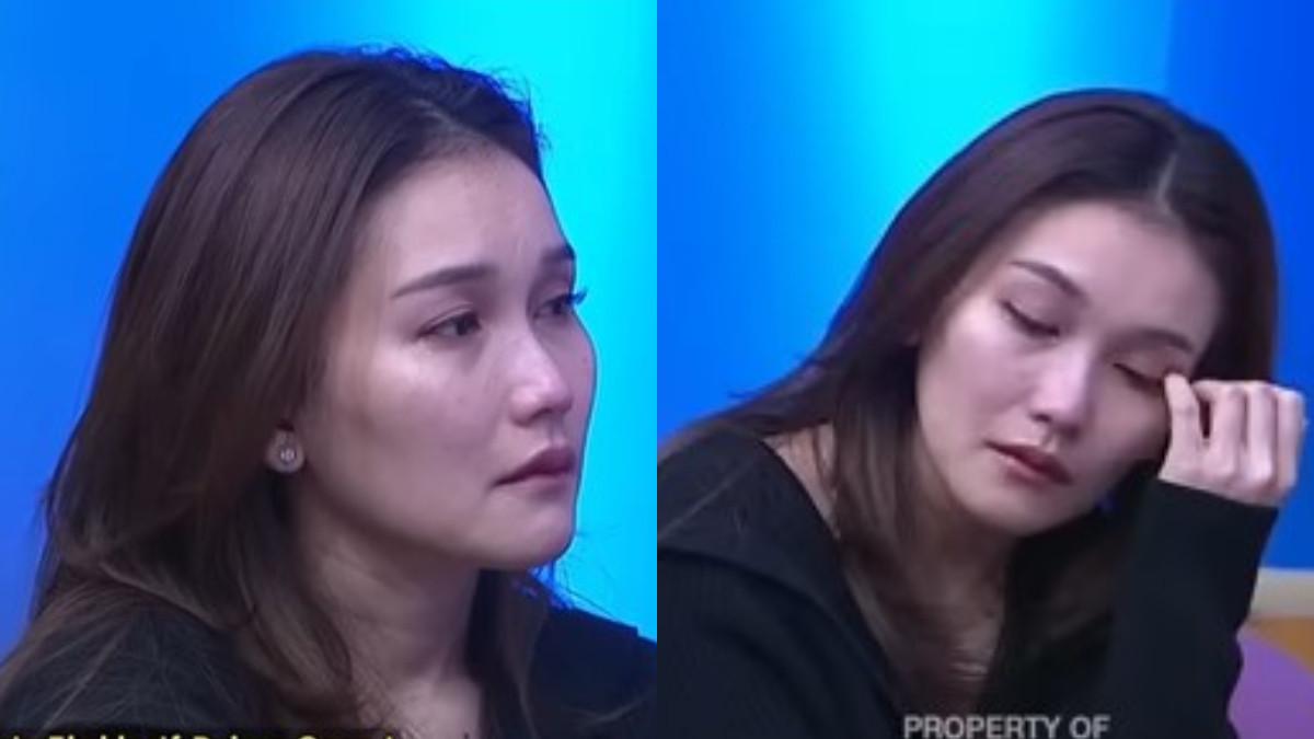 Ayu Ting Ting menangis saat mendengarkan cerita Ruben Onsu.