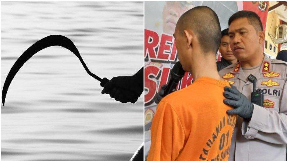 NANGIS Kalah Adu Jotos, Rasa Dendam Muncul, Pelajar SMA Sukabumi Bacok Adik Tingkat di Depan Kelas