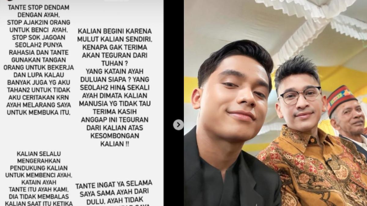 Betrand mengaku selama ini memilih untuk diam karena menghormati permintaan Ruben Onsu.