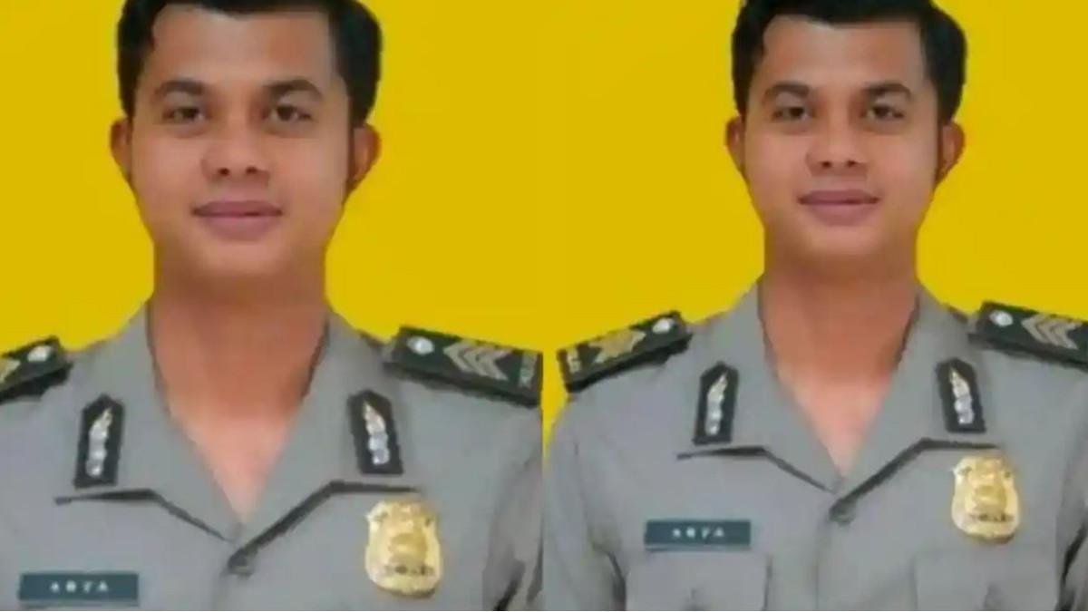 Anggota kepolisian Polda Lampung, Brigadir Arya Supena (32), tewas ditembak maling motor, Sabtu (9/5/2026).