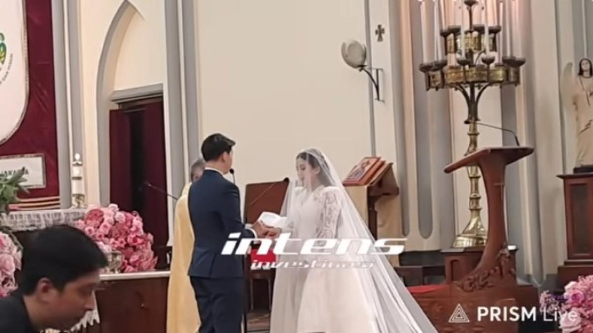 Brisia Jodie resmi menjadi istri Jonathan Alden di Gereja Katedral, Jakarta Pusat, pada Rabu (3/12/2025).