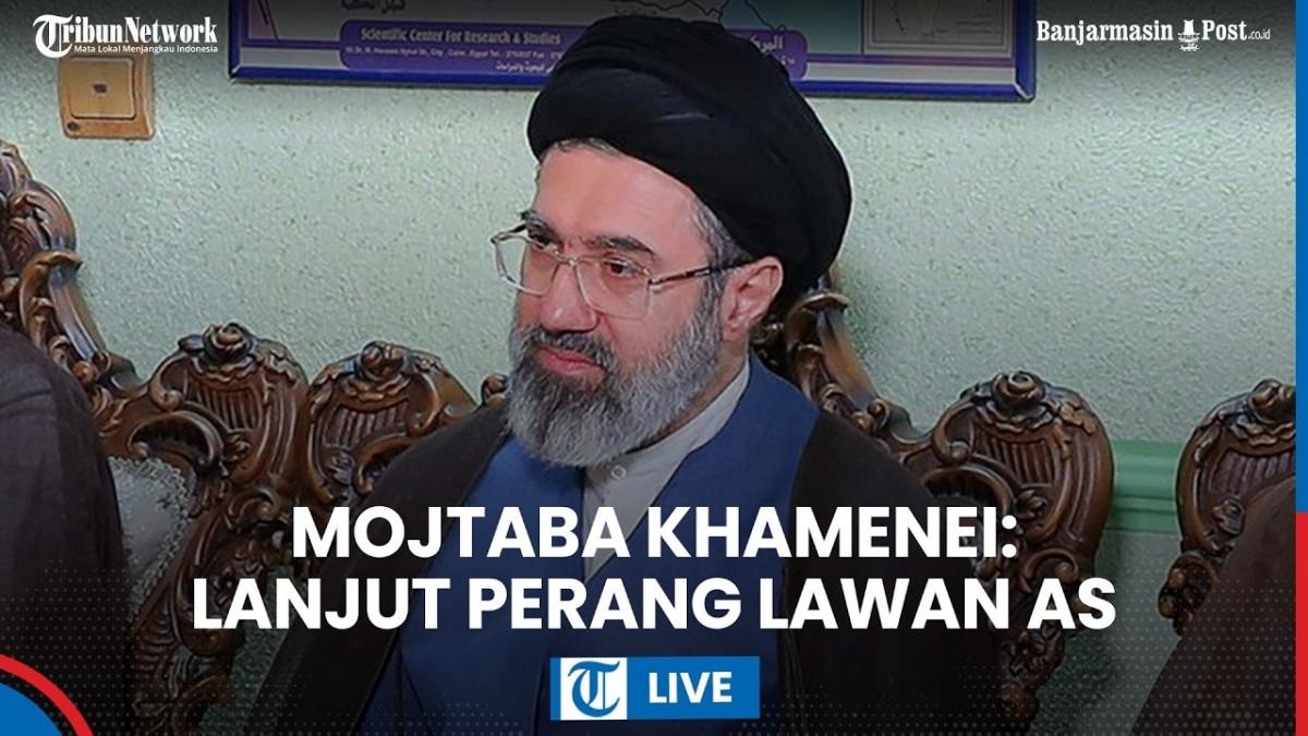 PERANG IRAN - Capture YouTube Banjarmasin Post menampilkan sosok Motjaba Khamenei