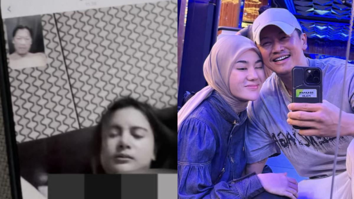 Clara Shinta memperlihatkan rekaman video yang menunjukkan sang suami tengah melakukan video call seksual dengan seorang wanita.