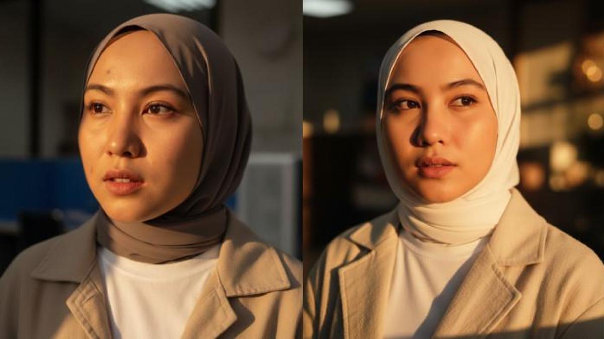 PROMPT GEMINI AI - Contoh foto hasil editan Gemini AI dari foto selfie menggunakan prompt Potret Golden Hour Ultra-Realistis 8K, Rabu (8/10/2025). 
