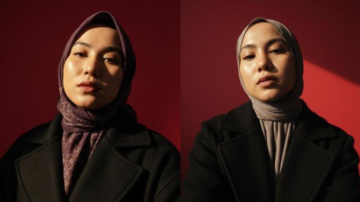  PROMPT GEMINI AI - Contoh foto hasil editan Gemini AI dari foto selfie menggunakan prompt Potret editorial close-up ala studio, Minggu (28/9/2025)