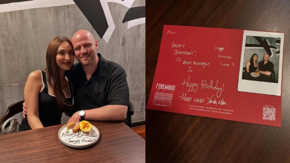 PAMER PACAR BARU - Dena Rachman mengunggah foto romantis bareng kekasih barunya.
