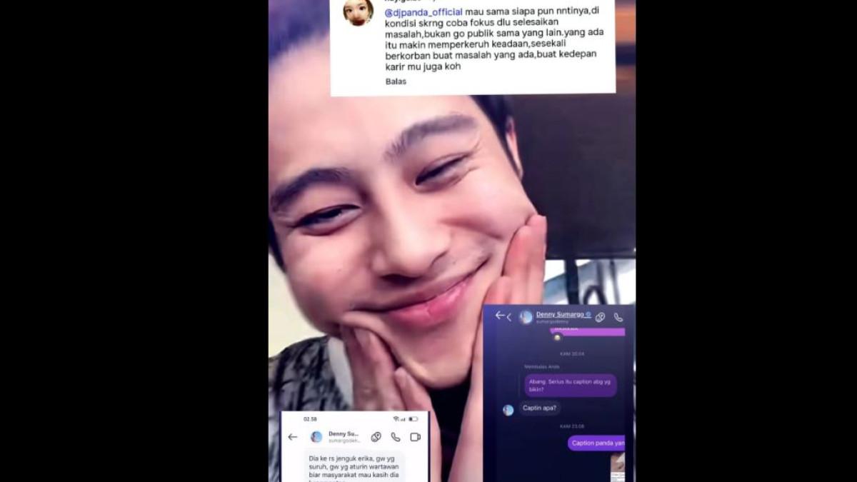 Denny Sumargo turun langsung menyusun kalimat yang akan digunakan sebagai caption agar publik dapat melihat niat baik dari unggahan itu.