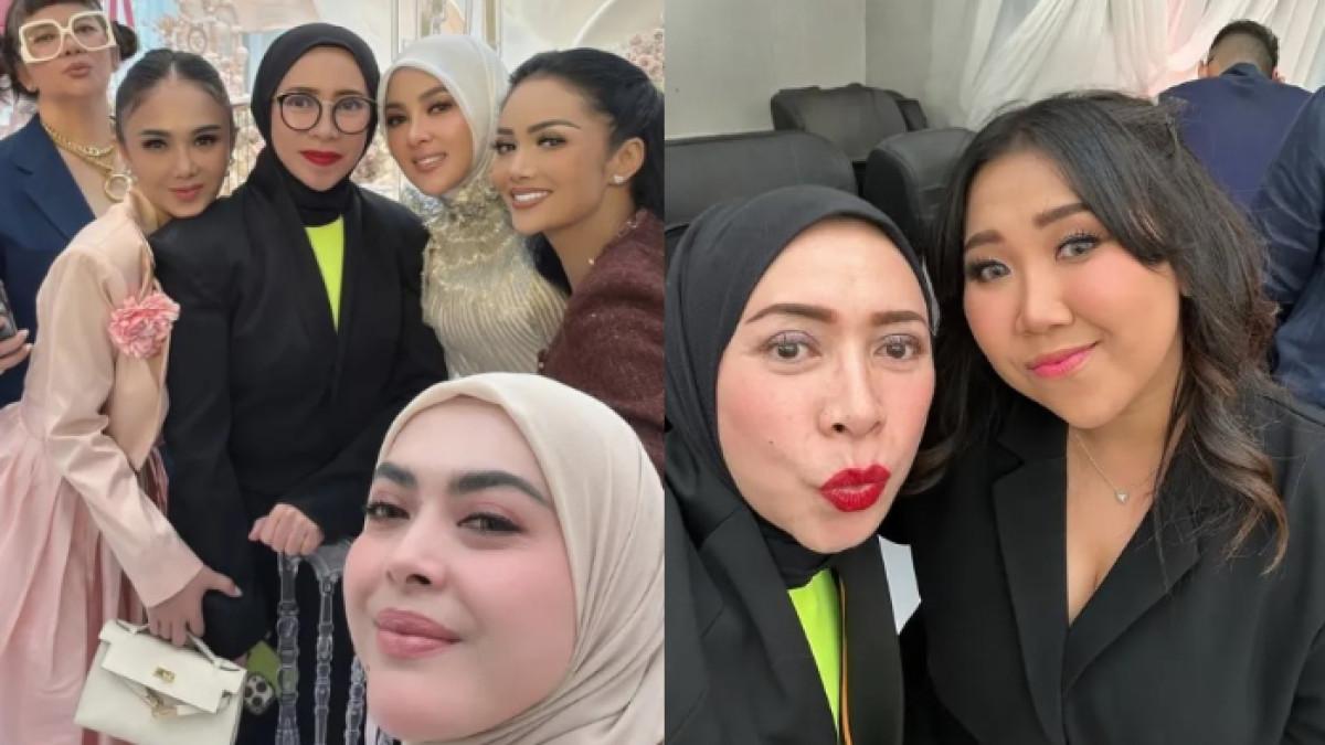 SYAHRINI RAYAKAN ULTAH - Deretan rekan artis yang hadir di ultah Syahrini. Melly Goeslaw, Kris Dayanti, Yuni Shara, hingga Kiky Saputri